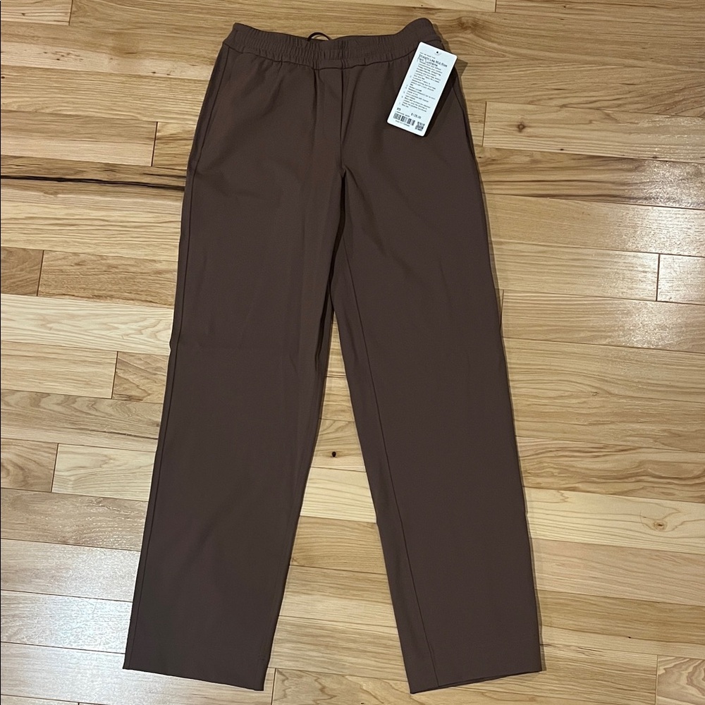 Lululemon Straight Leg Mid-Rise Pant (Luxtreme) - size XS - brown